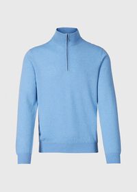 Paul Stuart Classic Cashmere Quarter Zip Sweater, thumbnail 1
