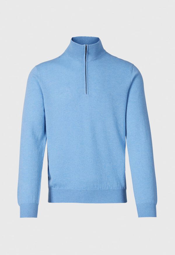Paul Stuart Classic Cashmere Quarter Zip Sweater, image 1