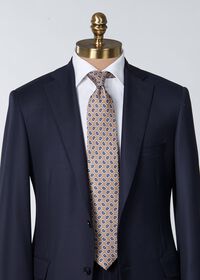 Paul Stuart Printed Silk Jacquard Small Pine Tie, thumbnail 2