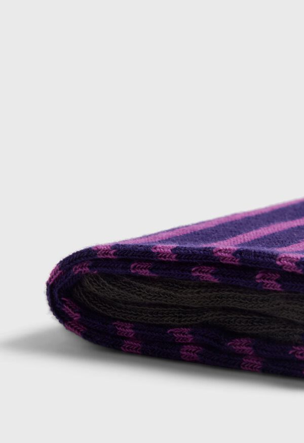 Paul Stuart Cotton Stiped Sock, image 2
