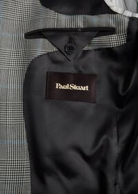 Paul Stuart Grey Cashmere & Silk Plaid Jacket, thumbnail 3
