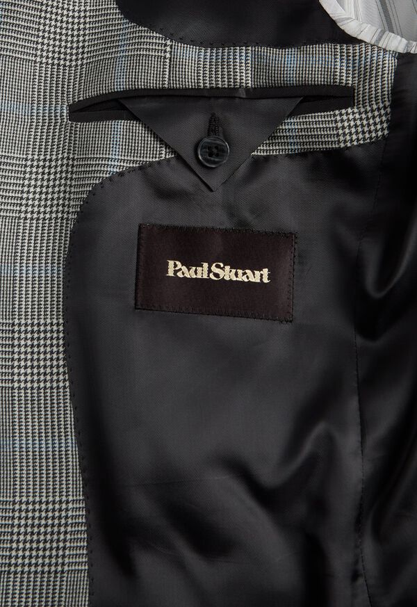 Paul Stuart Grey Cashmere & Silk Plaid Jacket, image 3