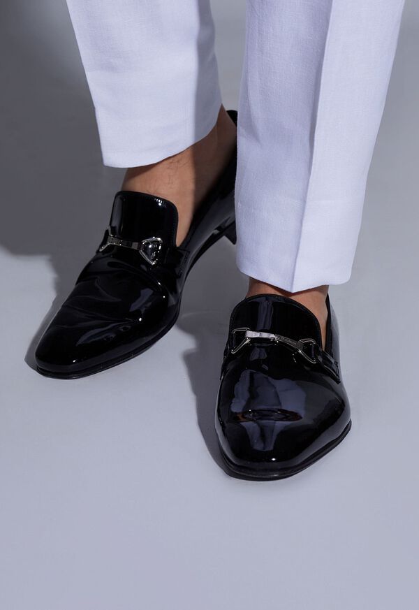 Paul Stuart Horatio Patent Leather Formal Bit Loafer, image 2