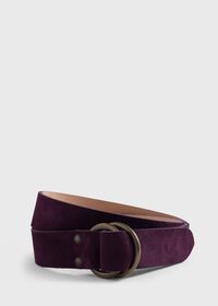 Paul Stuart Leather D-Ring Belt, thumbnail 1