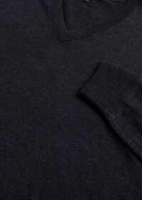 Paul Stuart Merino Wool V-Neck Sweater, thumbnail 2