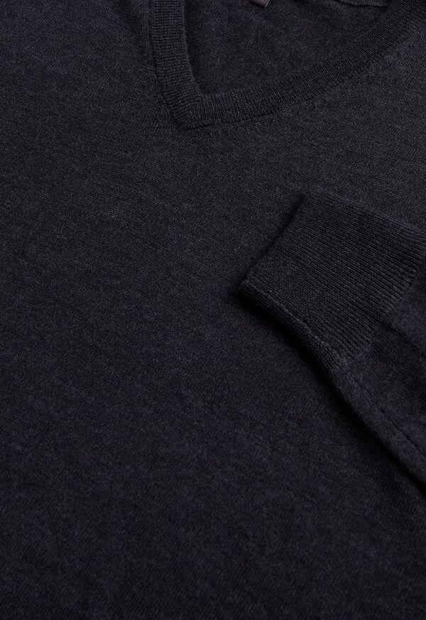 Paul Stuart Merino Wool V-Neck Sweater, image 2