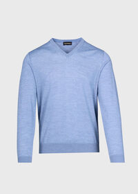 Paul Stuart Merino Wool V-neck Sweater, thumbnail 1