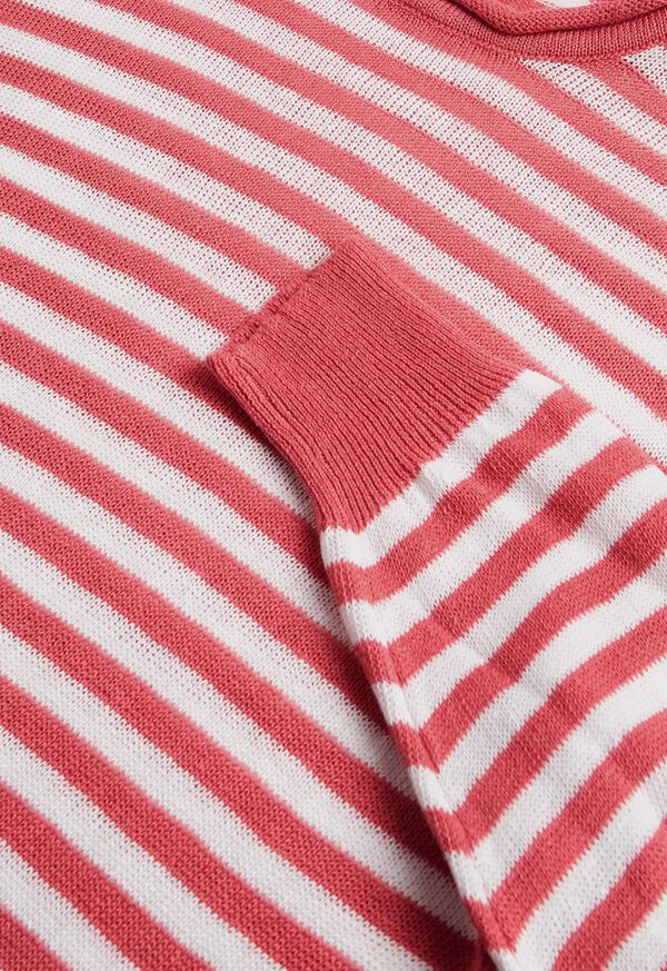 Paul Stuart Linen & Cotton Rollneck Stripe Sweater, image 2