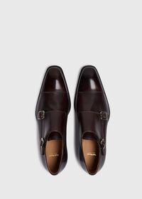 Paul Stuart Monza Leather Double Monk Strap, thumbnail 2