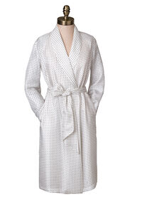 Paul Stuart Silk Dot Robe, thumbnail 1