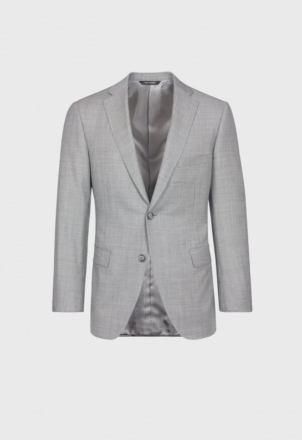 Paul Stuart Grey 100% Wool Birdseye Suit, image 3