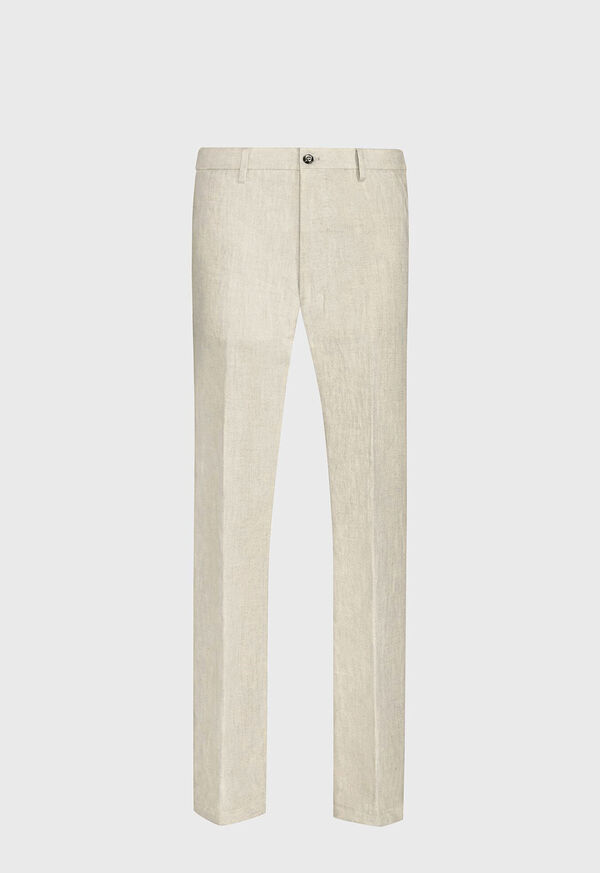 Paul Stuart Tan Linen Pant, image 1