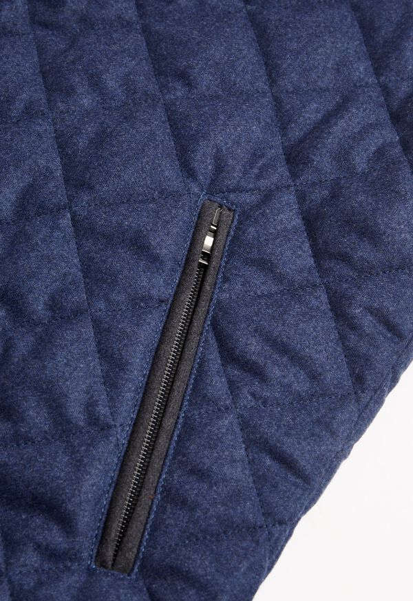 Paul Stuart Merino Wool Flannel Quilted Vest, image 3