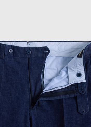 Paul Stuart Garment Washed Denim Trouser