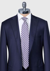 Paul Stuart Woven Silk Small Check Tie, thumbnail 2