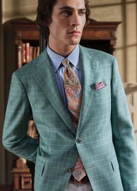 Paul Stuart Bengal Stripe Slim Fit Dress Shirt, thumbnail 2