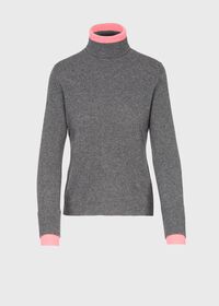 Paul Stuart Turtleneck with Contrast Tipping, thumbnail 1