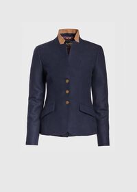 Paul Stuart Alpaca and Wool Blazer with Contrast Collar, thumbnail 1