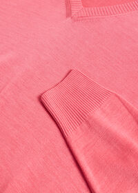 Paul Stuart Silk V-Neck Sweater, thumbnail 2