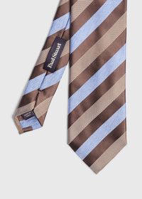 Paul Stuart Oxford and Satin Stripe Tie, thumbnail 1