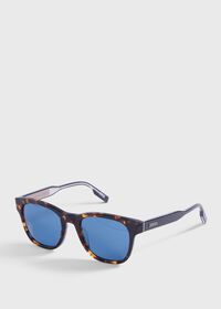 Paul Stuart ZEGNA Shiny Classic Havana Sunglasses, thumbnail 3