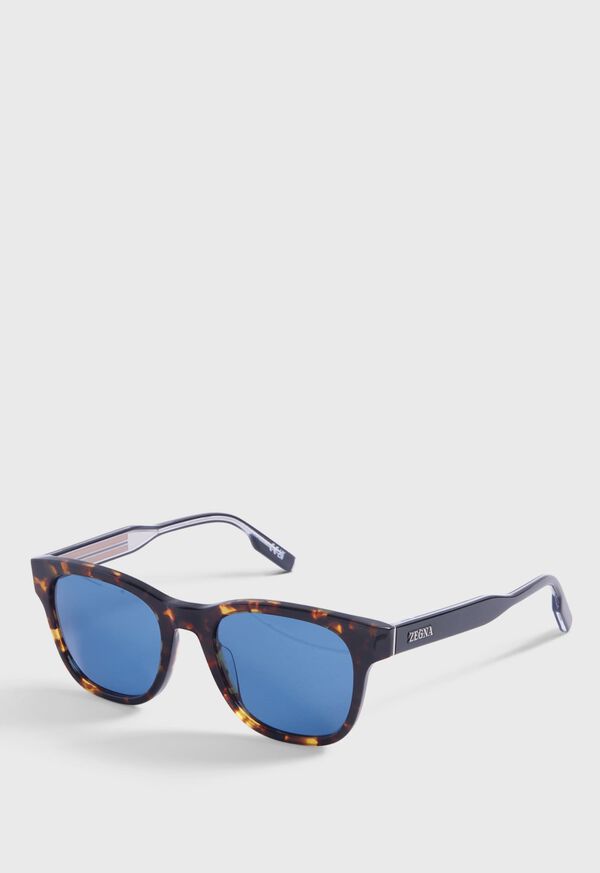 Paul Stuart ZEGNA Shiny Classic Havana Sunglasses, image 3