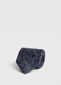 Paul Stuart Woven Silk Allover Paisley Tie, thumbnail 1