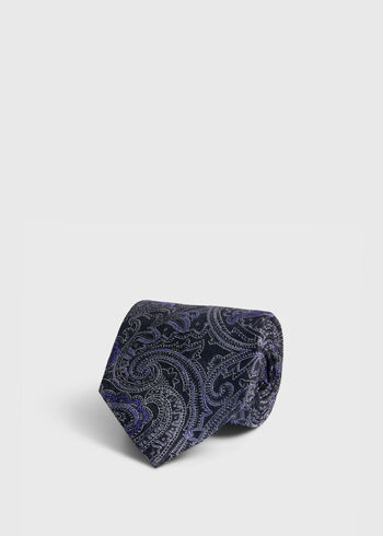 Paul Stuart Woven Silk Allover Paisley Tie