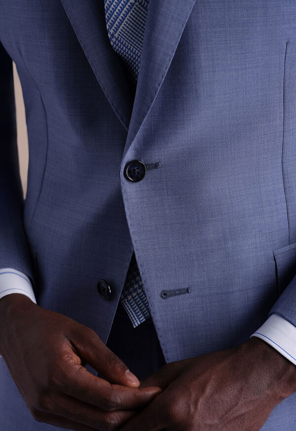 Paul Stuart Textured Solid Wool Suit, image 3