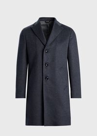 Paul Stuart Wool & Cashmere Overcoat with Removable Vest, thumbnail 1
