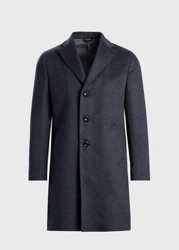 Paul Stuart Wool & Cashmere Overcoat with Gilet