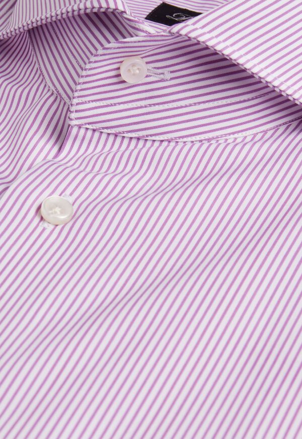 Paul Stuart Stripe Extreme Cutaway Collar Dress Shirt, image 2