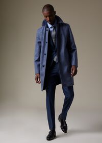 Paul Stuart Wool Herringbone Reversible Coat, thumbnail 2