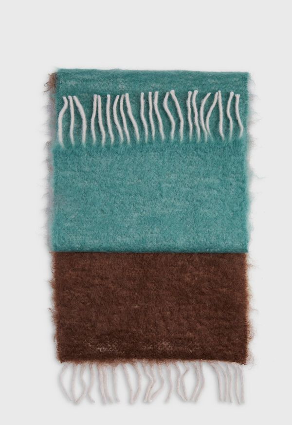Paul Stuart Colorblock Mohair Scarf, image 2