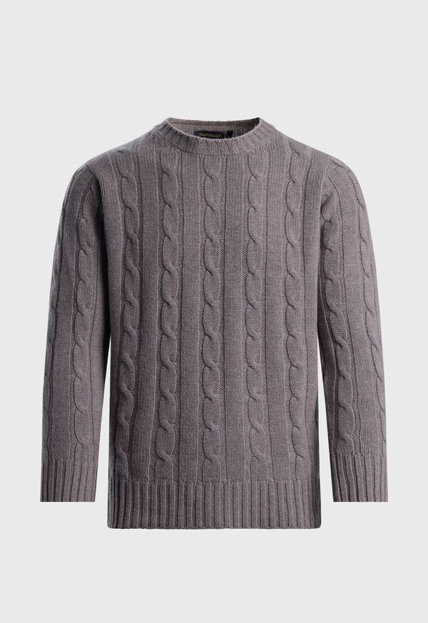 Paul Stuart Cashmere Cable Crewneck, image 1