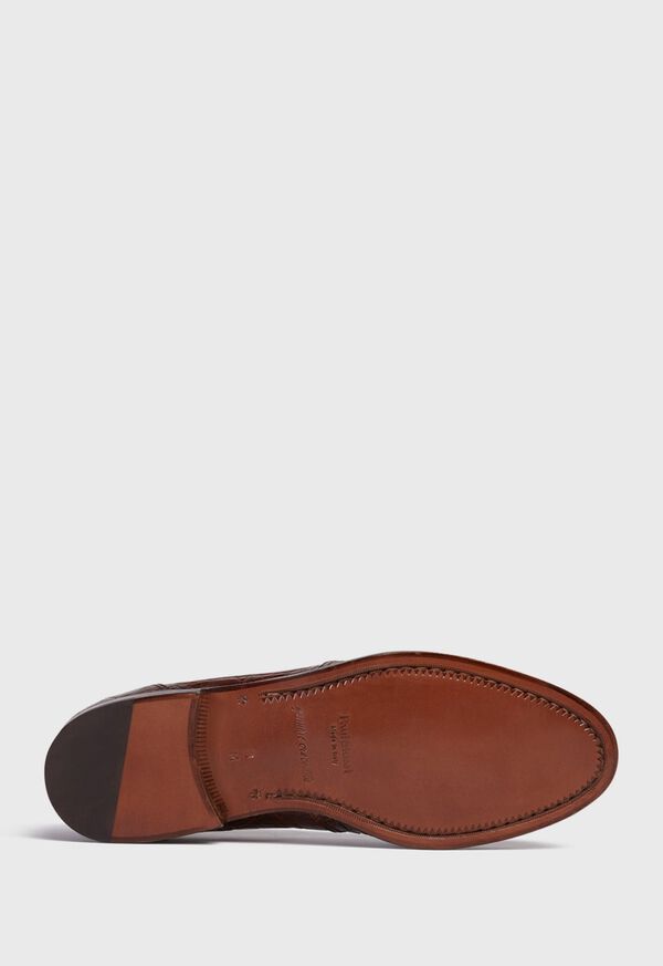 Paul Stuart Lee II Low Vamp Crocodile Penny Loafer, image 5