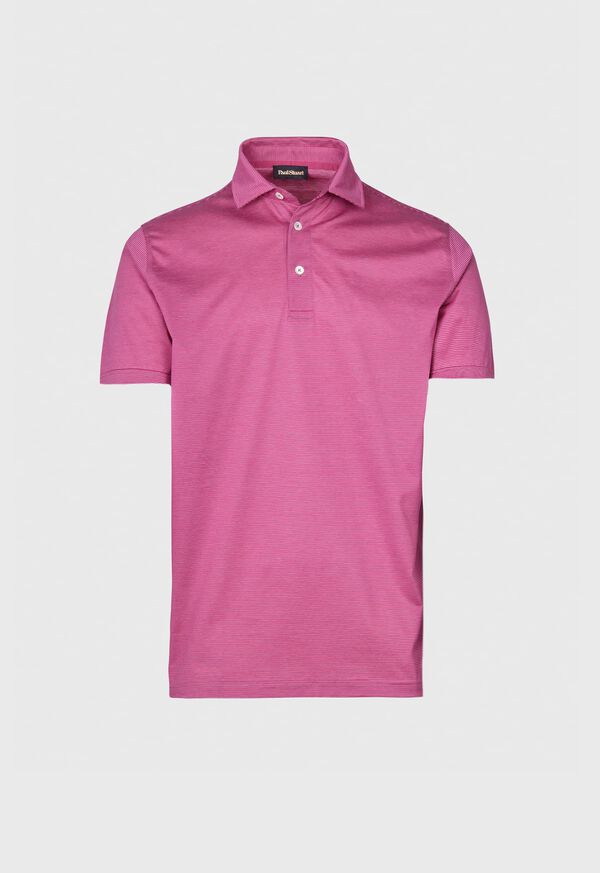 Paul Stuart Mercerized Cotton Stripe Polo, image 1