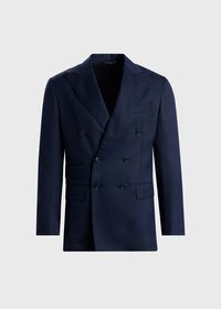 Paul Stuart Wool Twill Double Breasted Suit, thumbnail 3