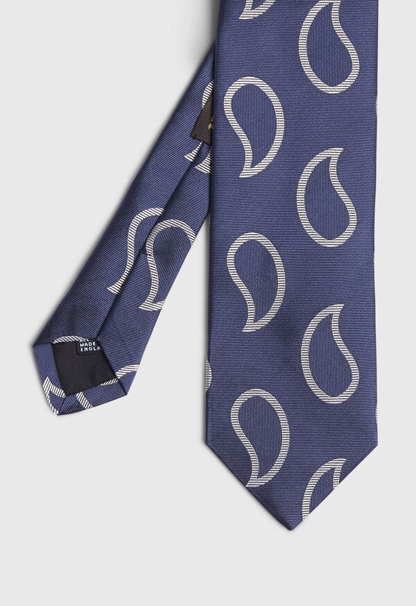 Paul Stuart Light Blue Large Teardrop Tie, image 1