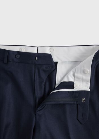 Paul Stuart Super 110s Wool Mid Blue Trouser