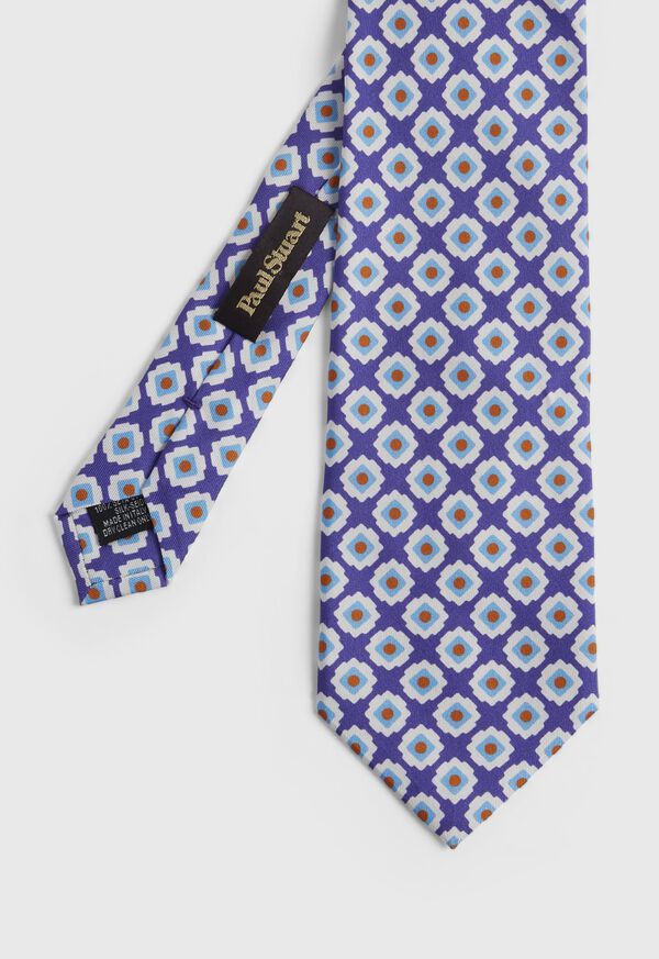 Paul Stuart Medallion Print Tie, image 1
