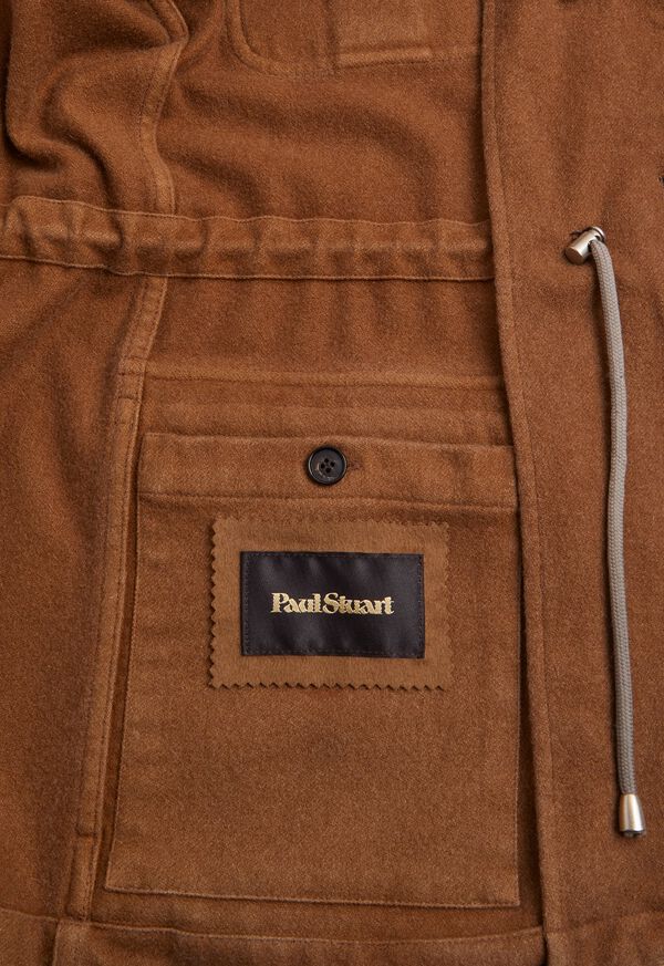 Paul Stuart Garment Washed Cashmere Safari Jacket, image 5