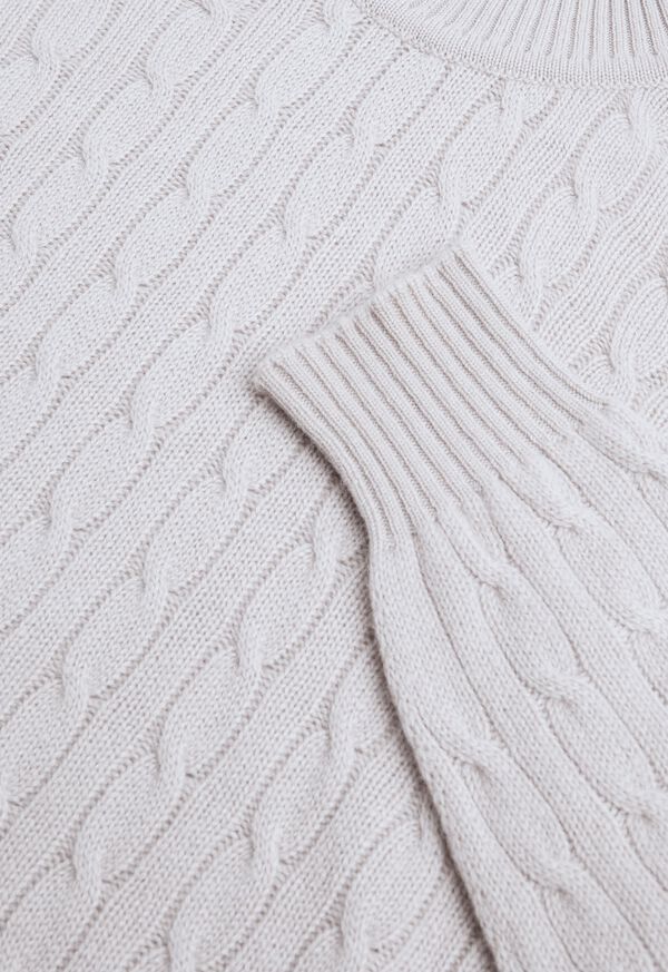 Paul Stuart Scottish Cashmere Cable Knit Turtleneck, image 2