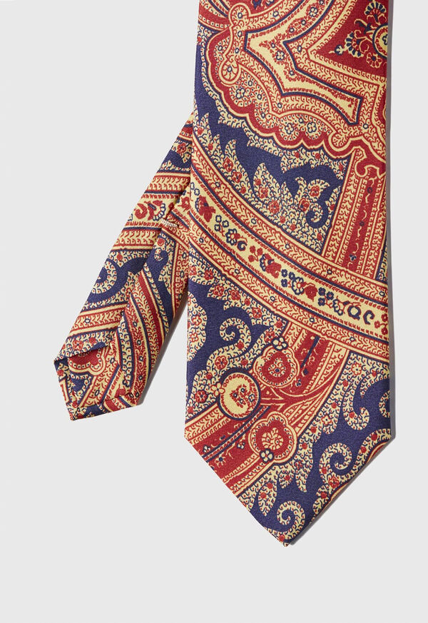 Paul Stuart Silk Paisley Tie, image 1