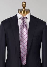 Paul Stuart Woven Silk Multicolor Plaid Tie, thumbnail 2