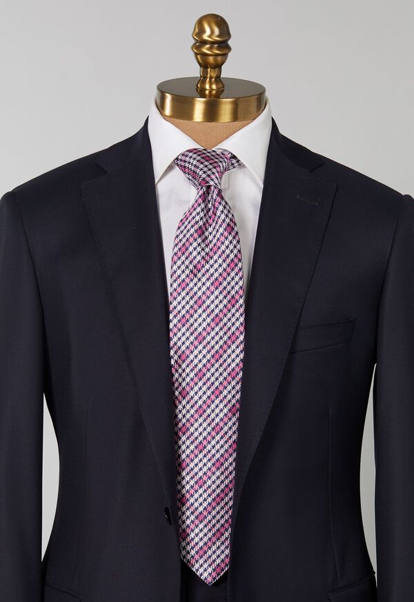 Paul Stuart Woven Silk Multicolor Plaid Tie, image 2