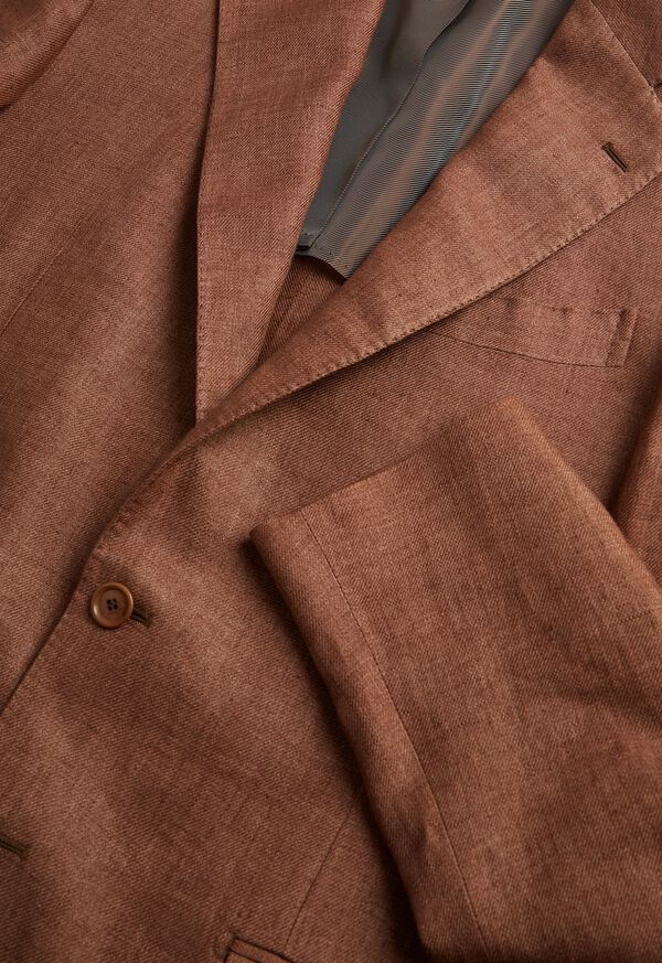 Paul Stuart Brown Linen Jacket, image 2