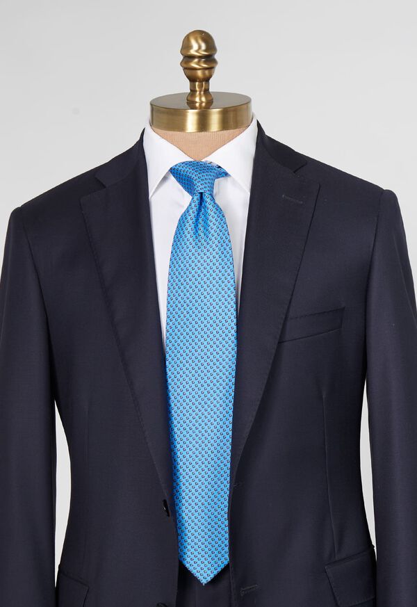Paul Stuart Printed Silk Micro Diamond Tie, image 2