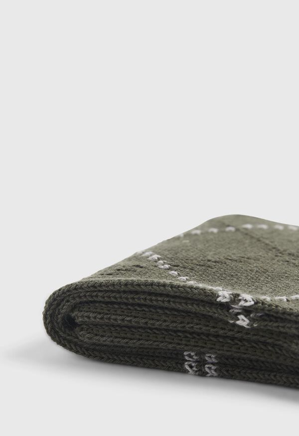 Paul Stuart Subtle Argyle Crew Sock, image 2