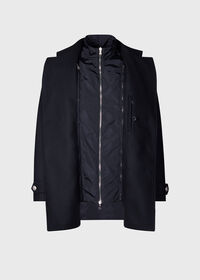 Paul Stuart Double Breasted Wool Coat & Detachable Jacket, thumbnail 3